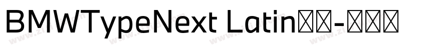 BMWTypeNext Latin下载字体转换